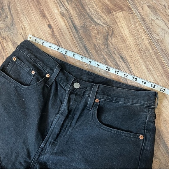 Levi's 501 Original Denim Shorts - Lunar Black - Picture 11 of 12